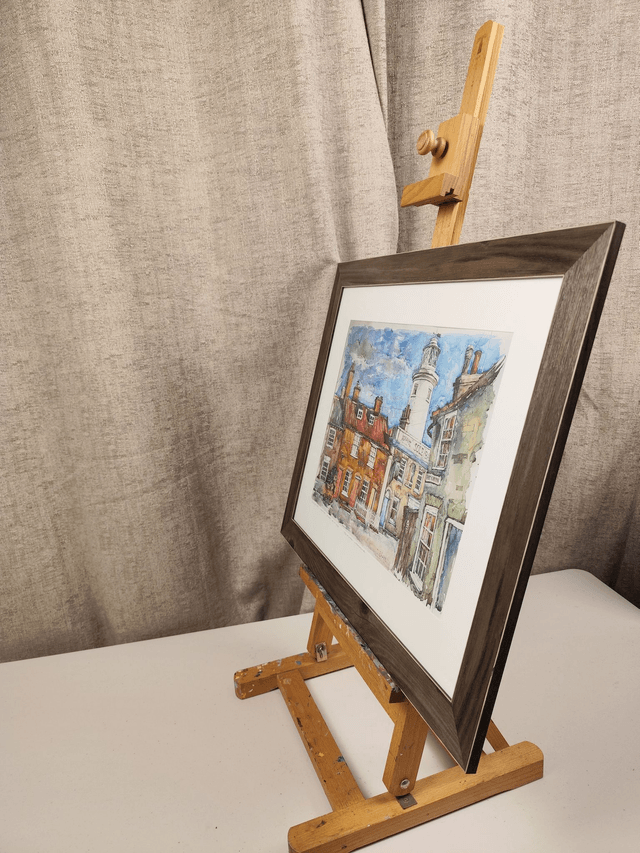 Southwold Lighthouse Sole Bay Inn. Limited edition print