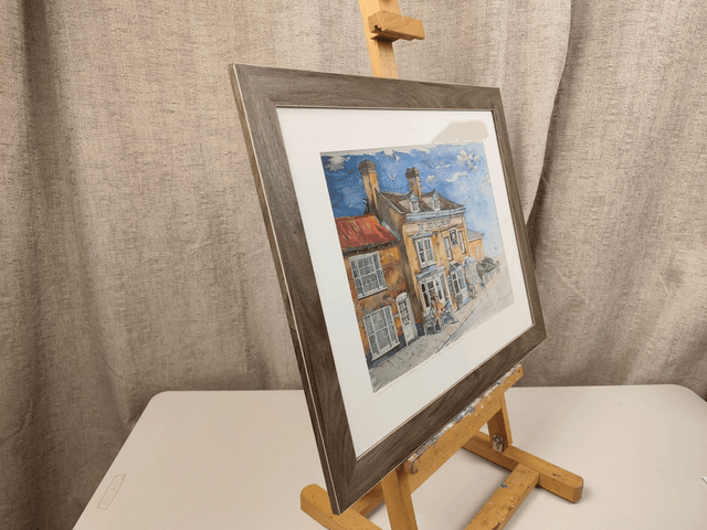 The Lord Nelson Inn Southwold. Limited edition print in frame