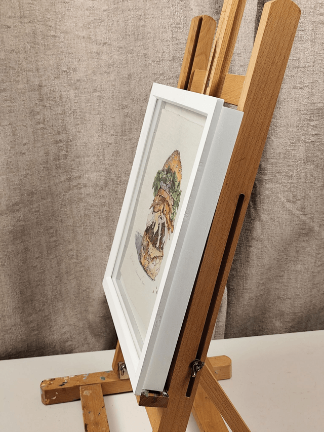 Big Burger. Original watercolour in frame