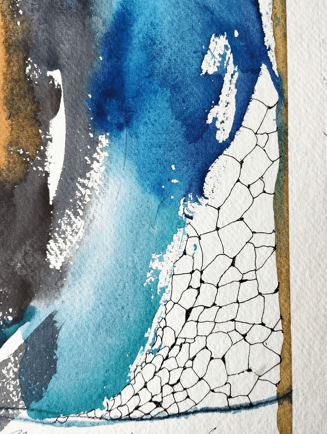 Abstraction Layer #8. Original watercolour